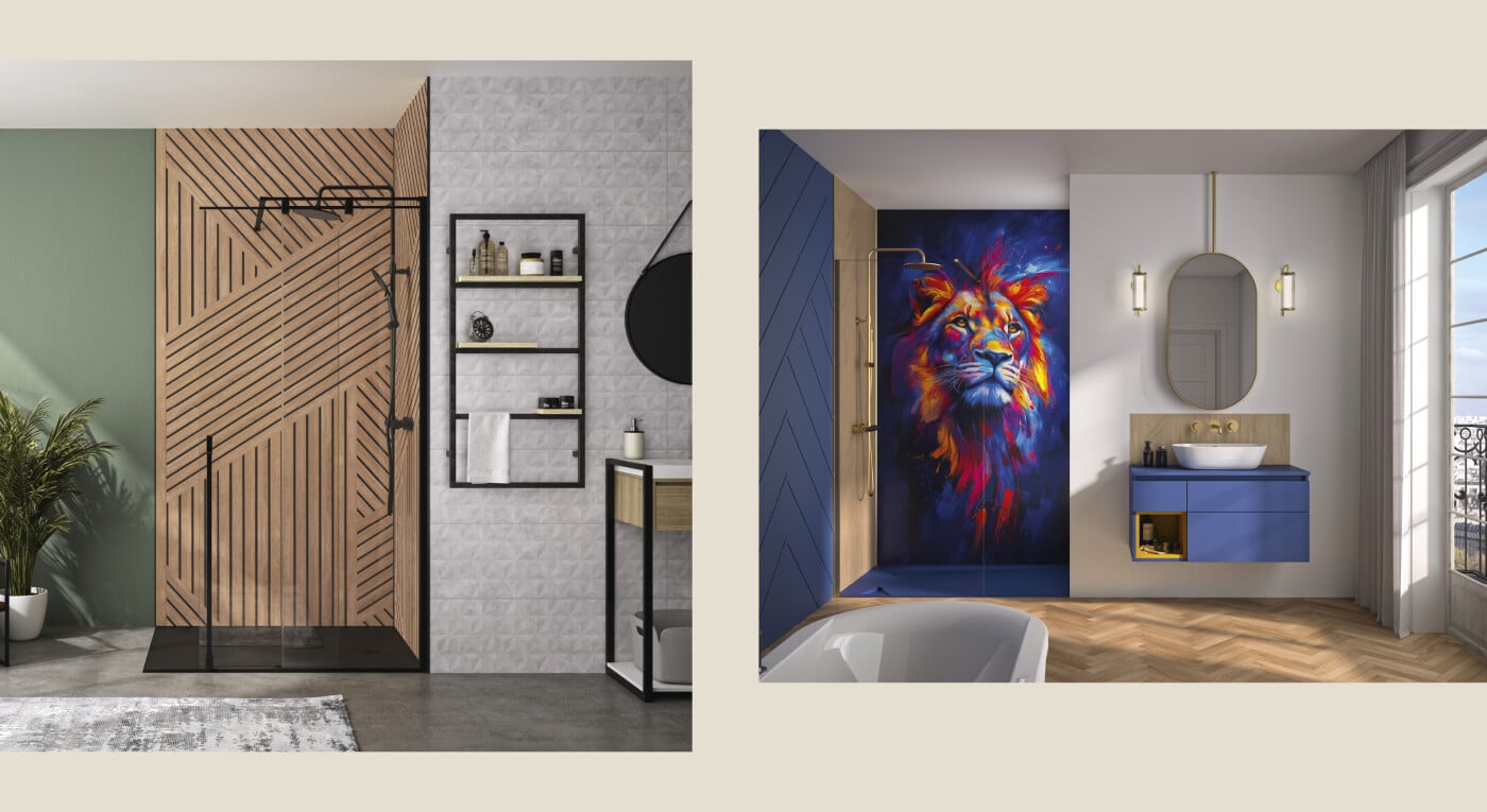 Kinewall Design claustra graphik - nuit fauve - 2900x1585