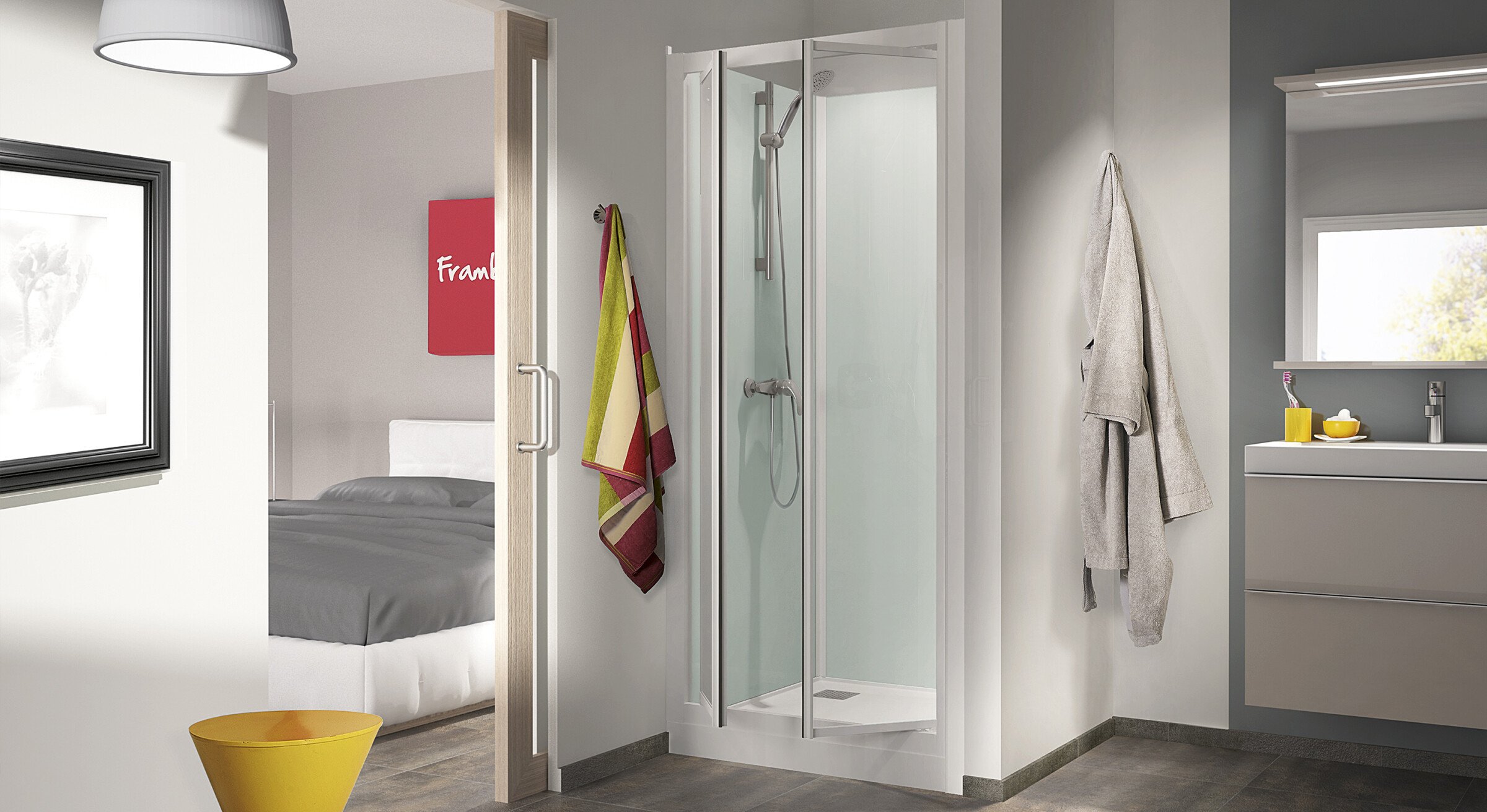 Kineprime Glass C Niche Cabine De Douche Carr E Kinedo