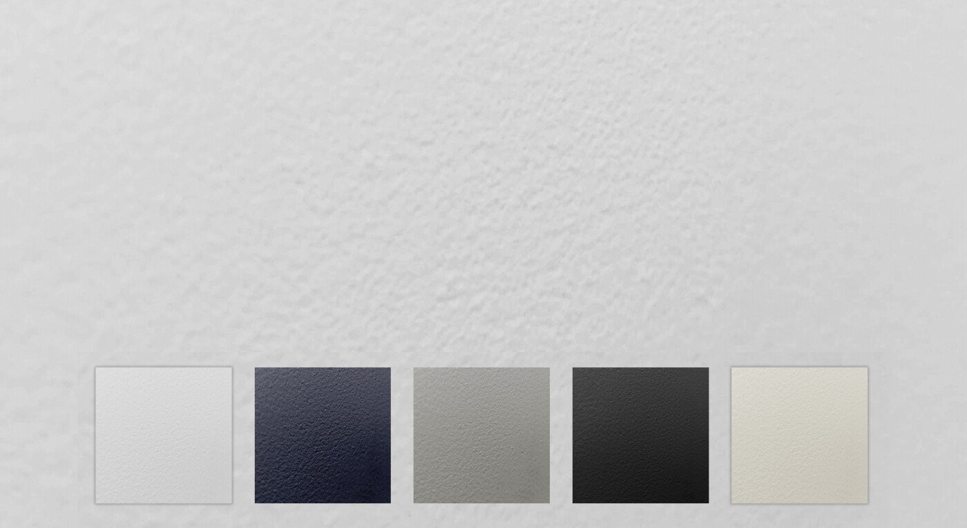 Zoom Kinesurf découpable - aspect mat grainé - nuancier - 5 couleurs - 2900x1585
