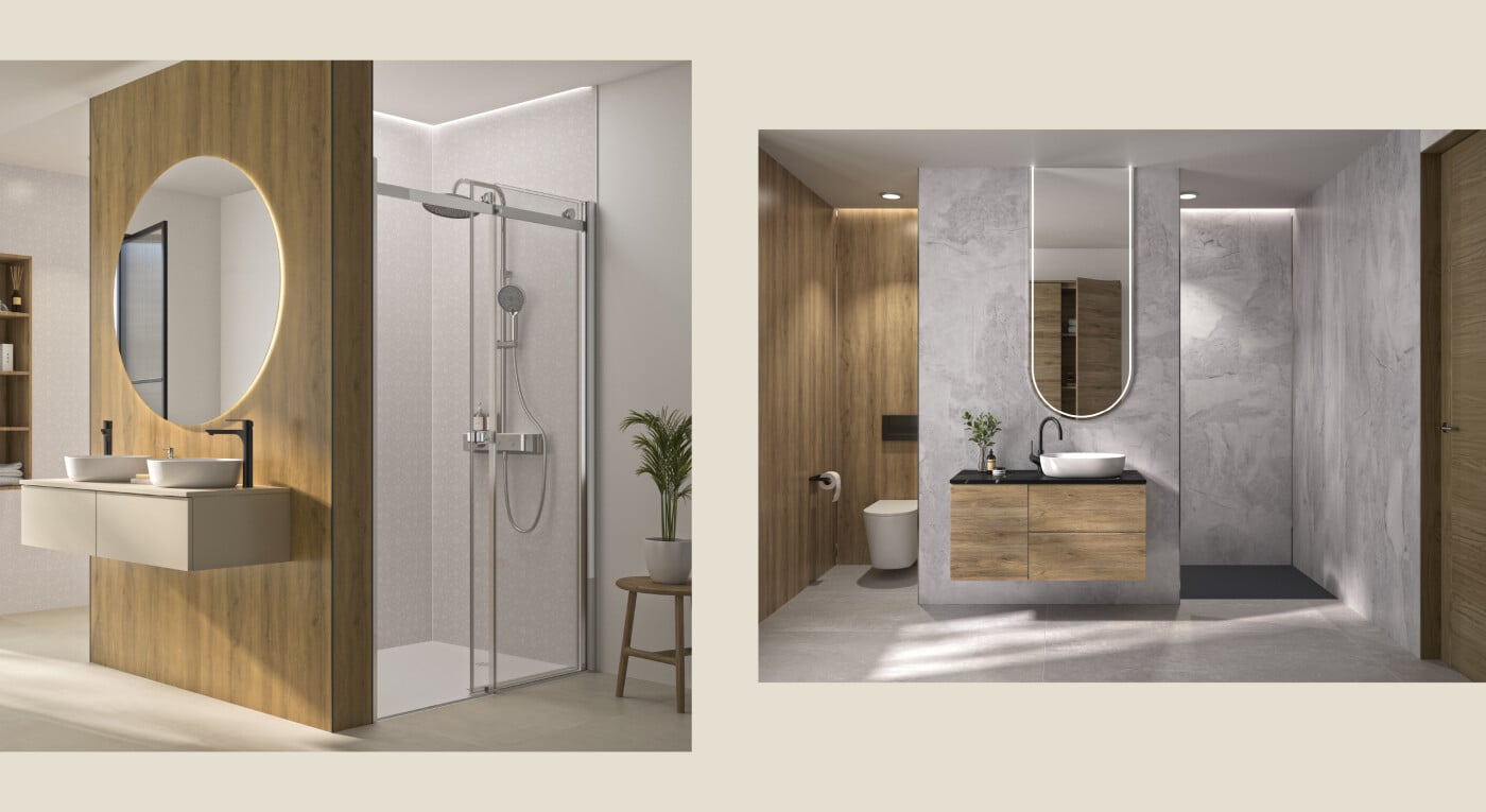 Kinewall Design mandala - grey stone - 2900x1585