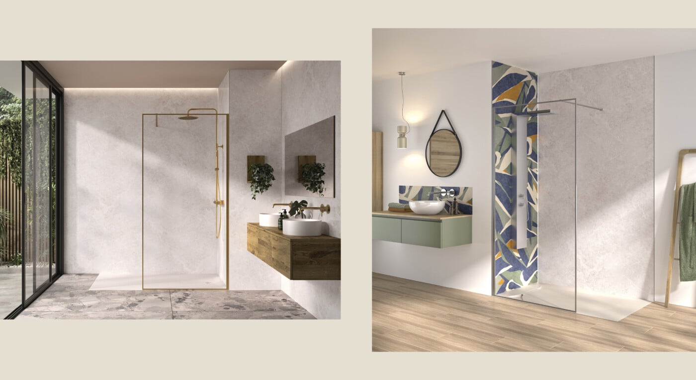 Kinewall Design marbre nebbia - botanic terrazzo - 2900x1585