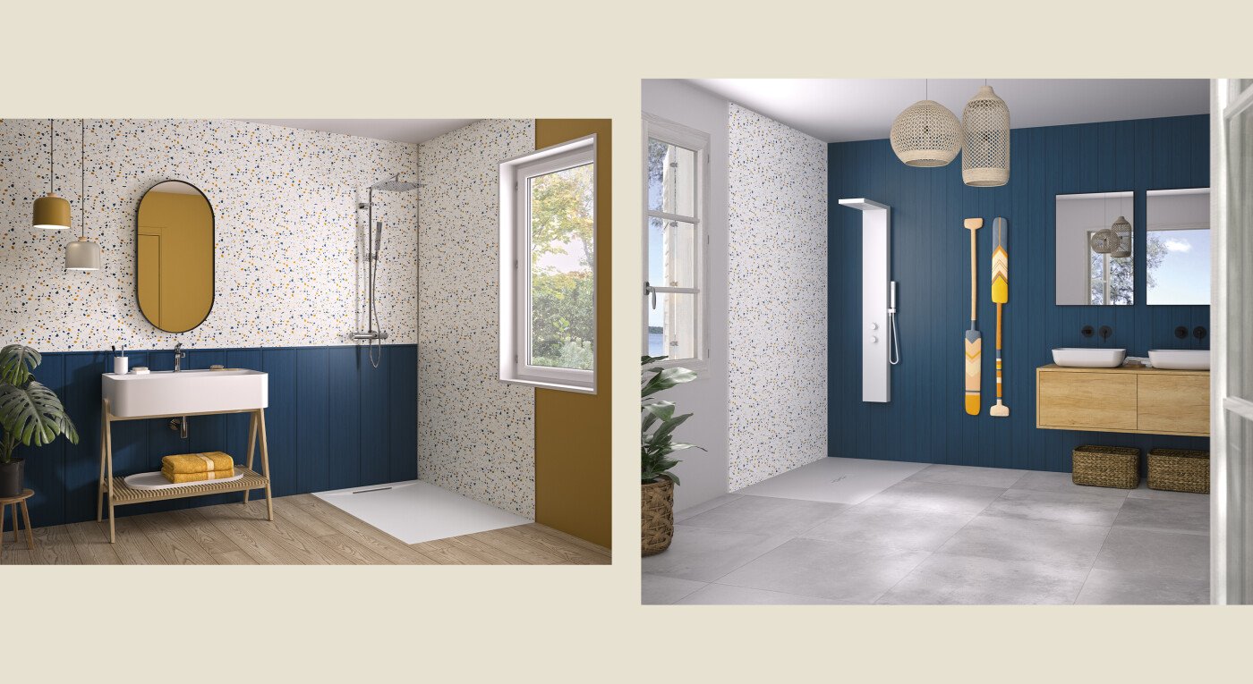Kinewall Design – Panneaux muraux salle de bain